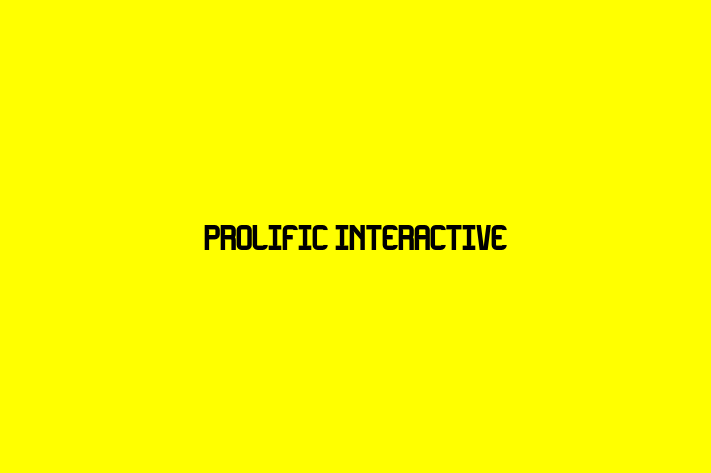 Application Development Company Prolific Interactive