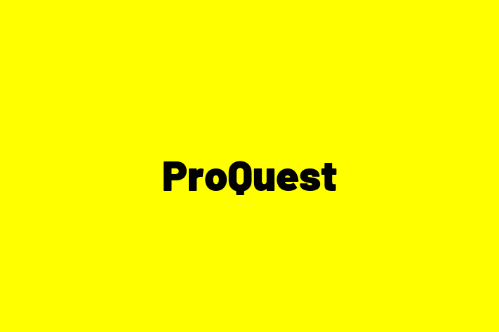 Software Solutions Provider ProQuest