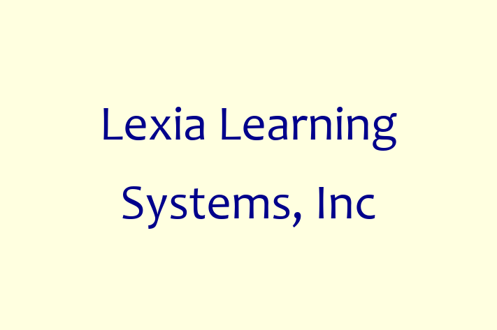 Software Engineering Company Lexia Learning Systems Inc