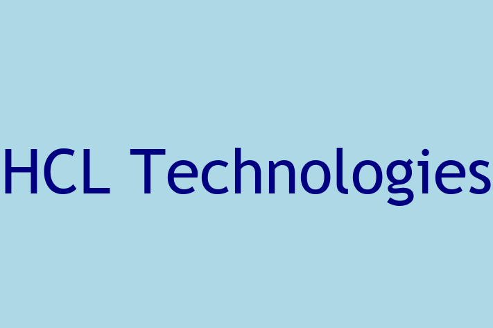 Technology Solutions Firm HCL Technologies