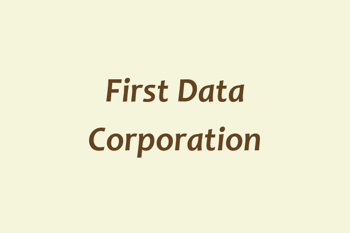 Software Solutions Provider First Data Corporation