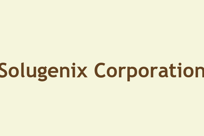 Software Development Company Solugenix Corporation