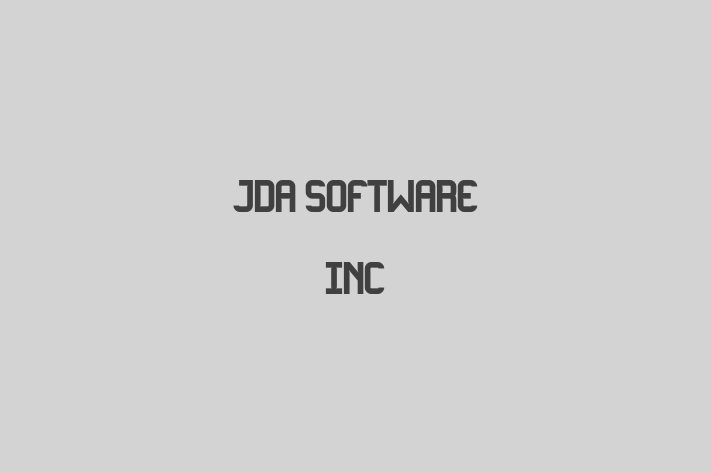 Software Services Company JDA Software Inc