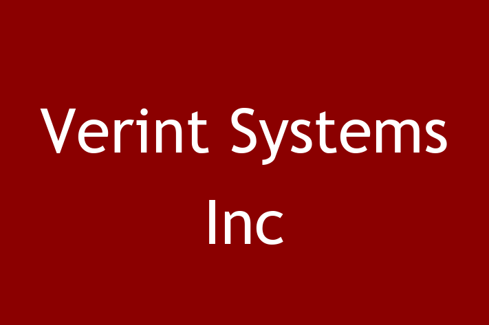 Software Development Company Verint Systems Inc