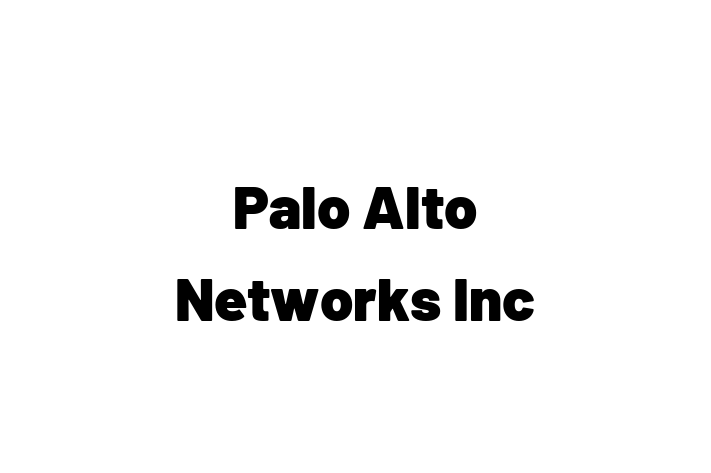 Tech Solutions Company Palo Alto Networks Inc