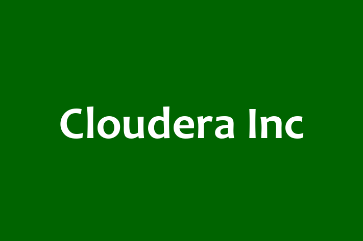 Software Engineering Company Cloudera Inc