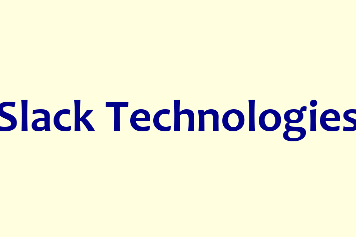 Tech Solutions Company Slack Technologies