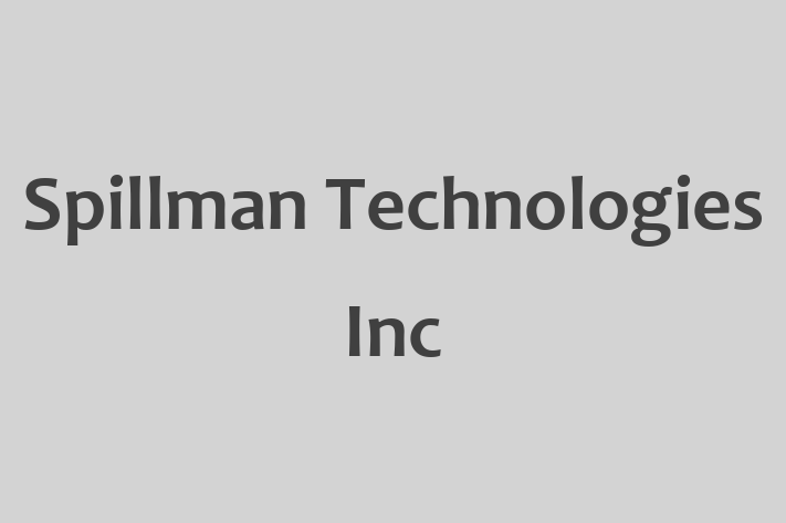 Tech Firm Spillman Technologies Inc