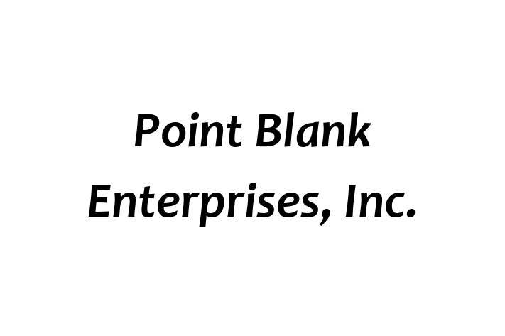 Employee Resource Management Point Blank Enterprises Inc.