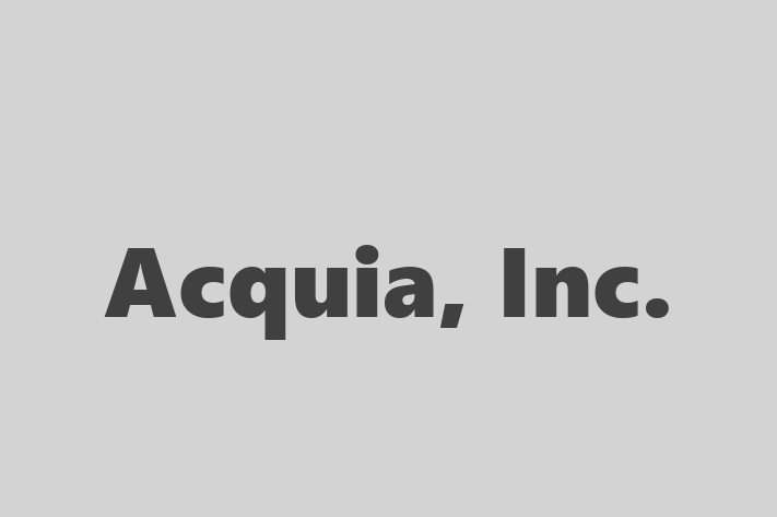 Software Solutions Provider Acquia Inc.