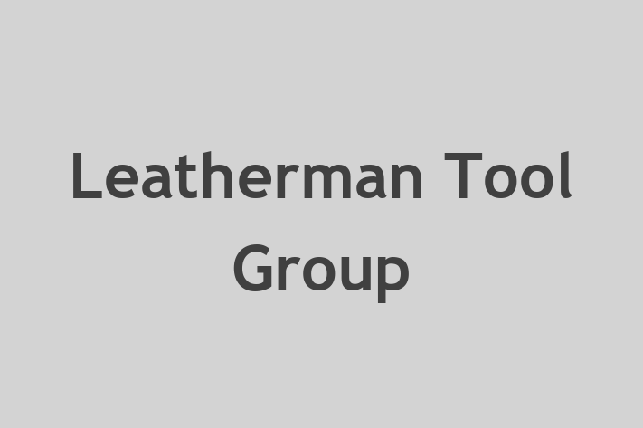 Human Capital Management Leatherman Tool Group