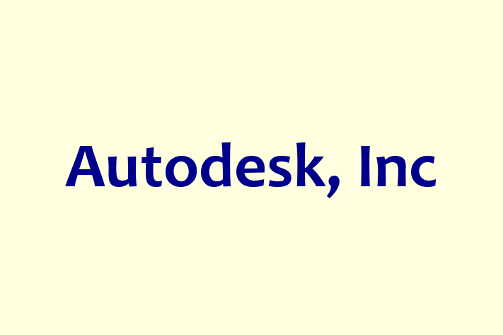 Technology Company Autodesk Inc