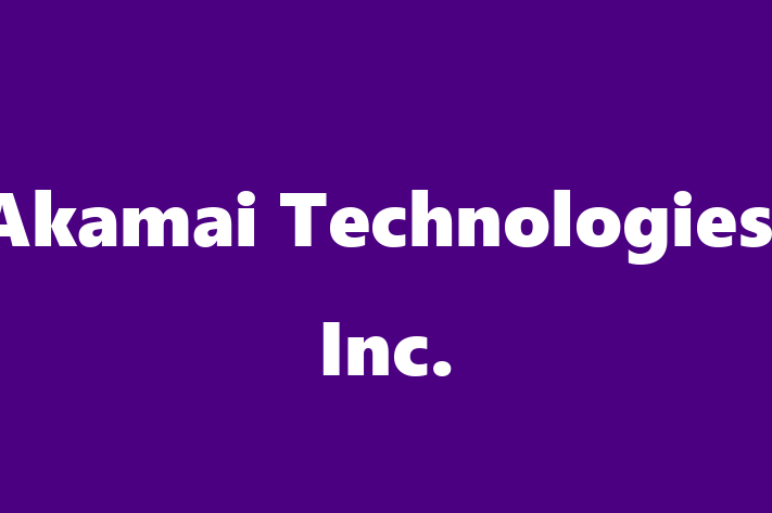 Digital Solutions Provider Akamai Technologies Inc.