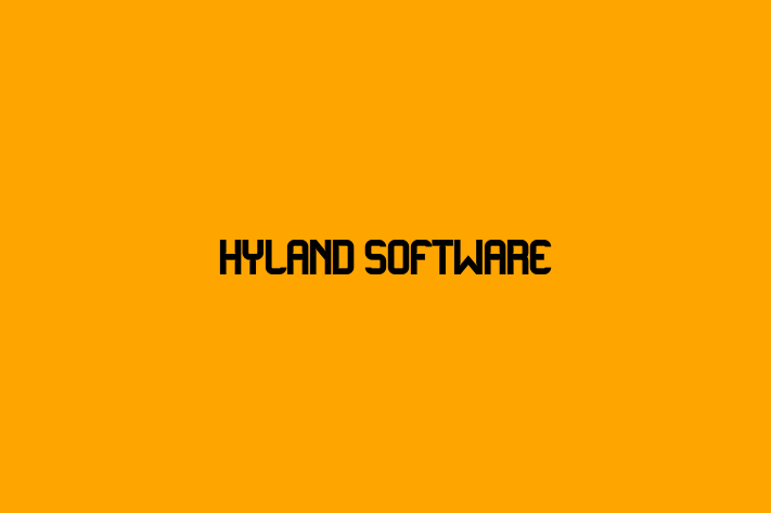 Software Development Firm Hyland Software