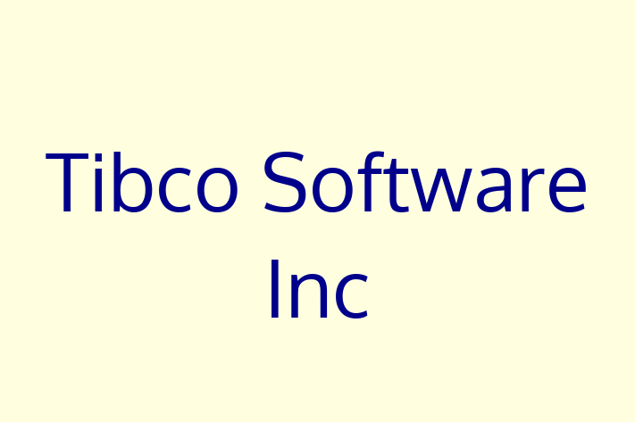 Software Services Company Tibco Software Inc