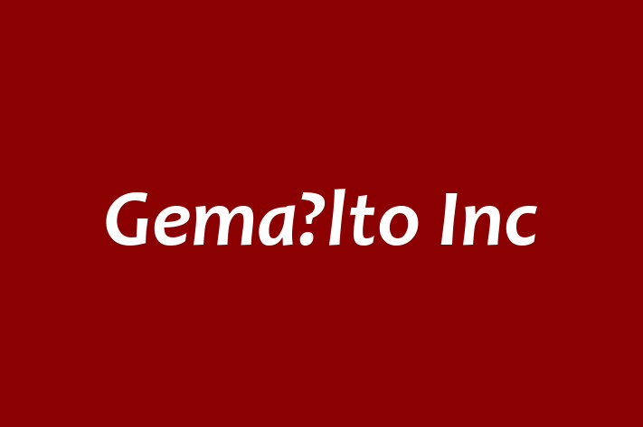 Software House Gemalto Inc