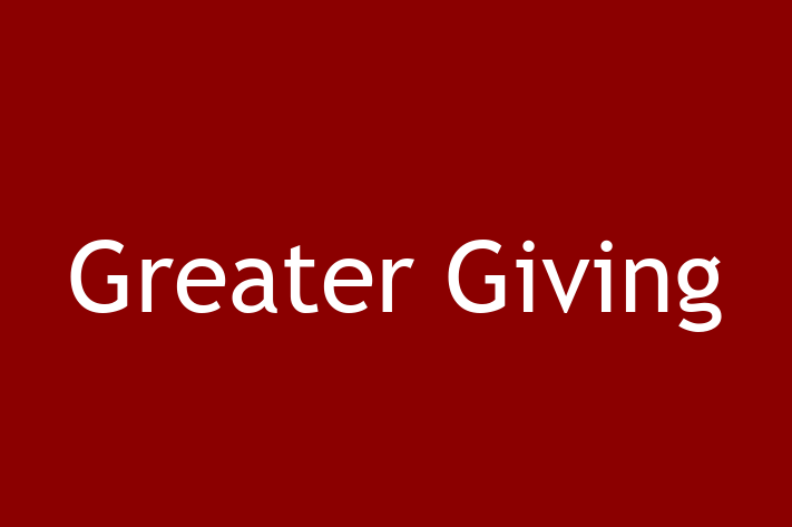 Software Development Firm Greater Giving