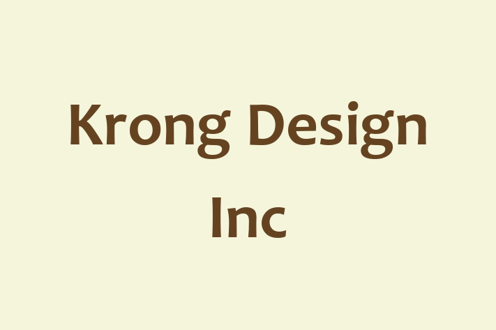 Architect planner Krong Design Inc