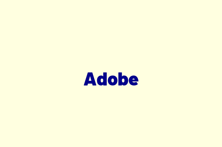 Software Firm Adobe