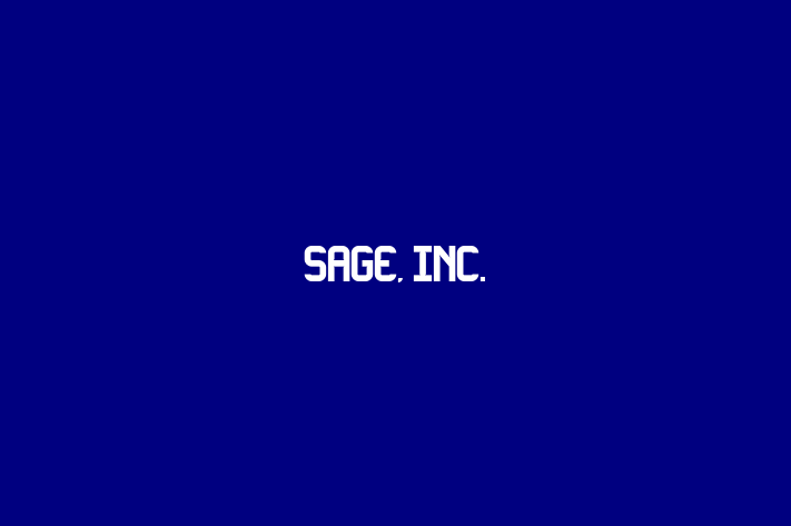 Software Development Company Sage Inc.