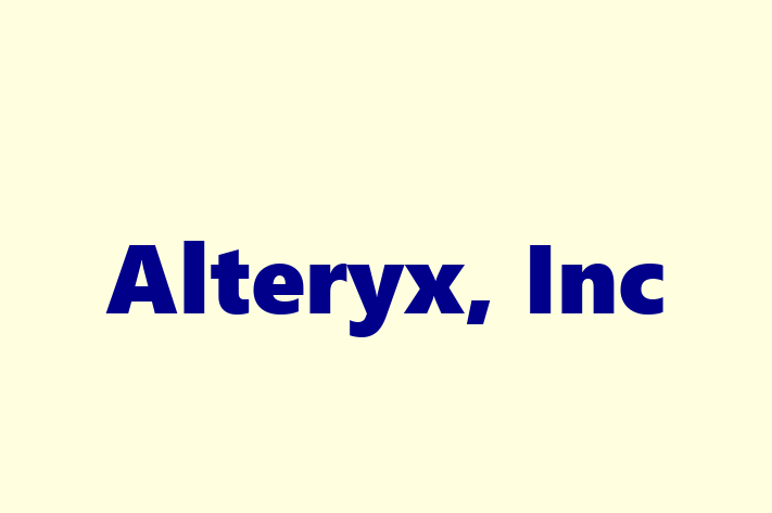 Software Development Company Alteryx Inc