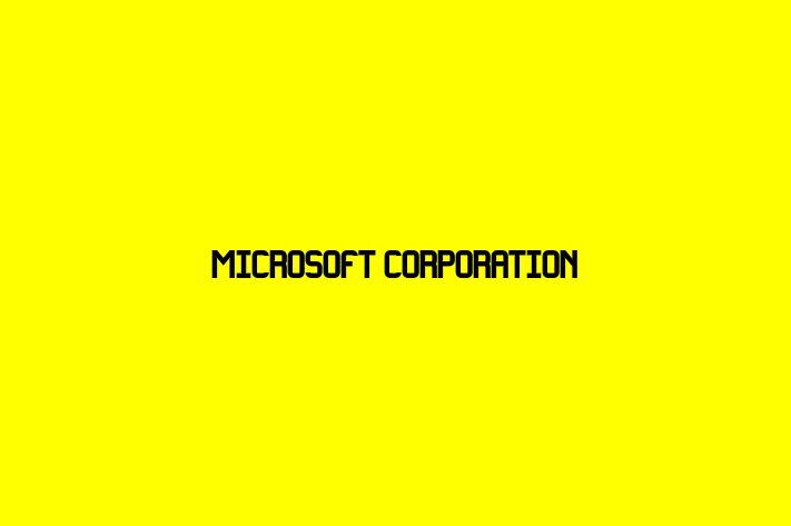 Technology Solutions Firm Microsoft Corporation