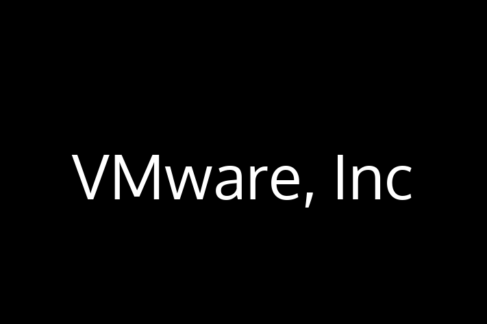 Software Solutions Provider VMware Inc