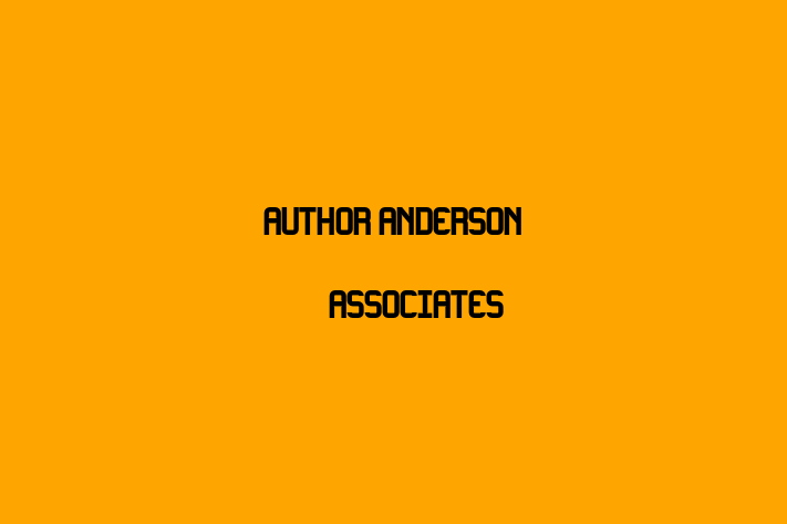 Human Capital Management Author Anderson  Associates