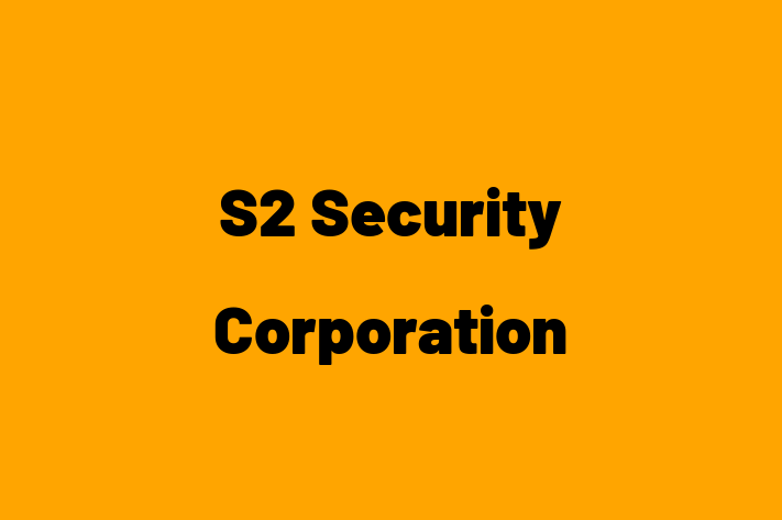 Software Development Firm S2 Security Corporation