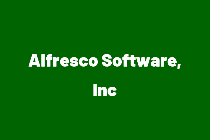 Application Development Company Alfresco Software Inc