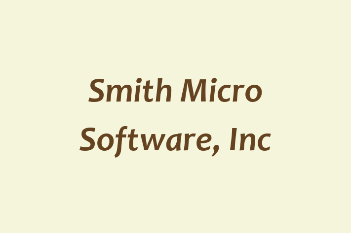 Application Development Company Smith Micro Software Inc