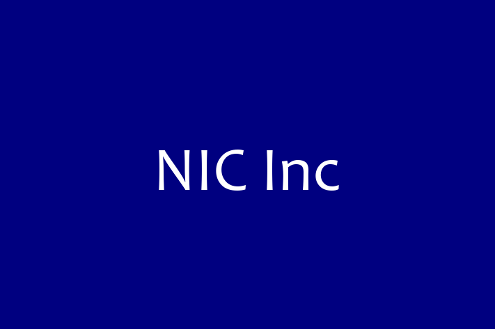 Software Services Company NIC Inc