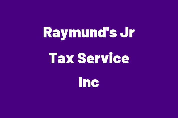 Certified Accountant Raymunds Jr Tax Service Inc 