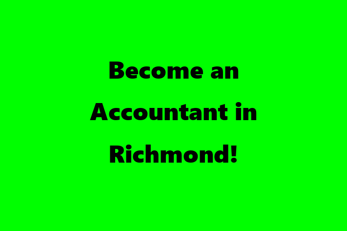 Become an Accountant in Richmond