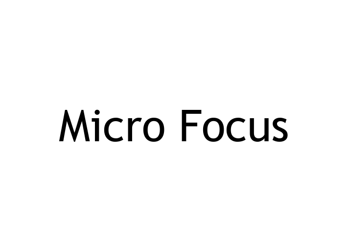 Software Services Company Micro Focus