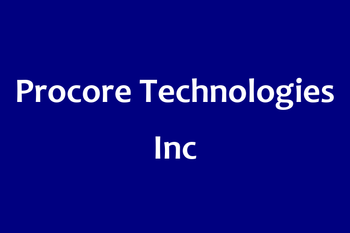 Application Development Company Procore Technologies Inc