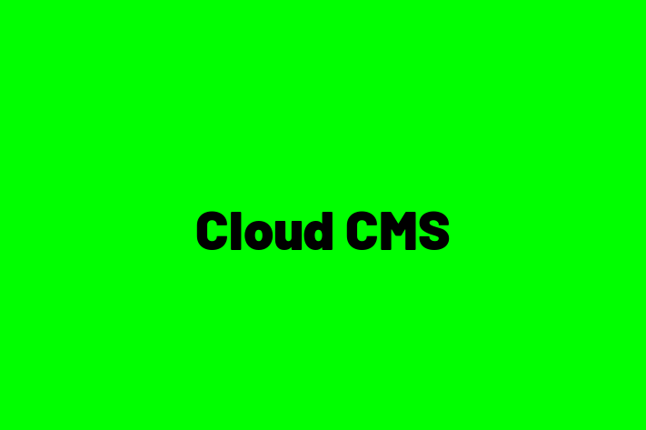 Technology Company Cloud CMS