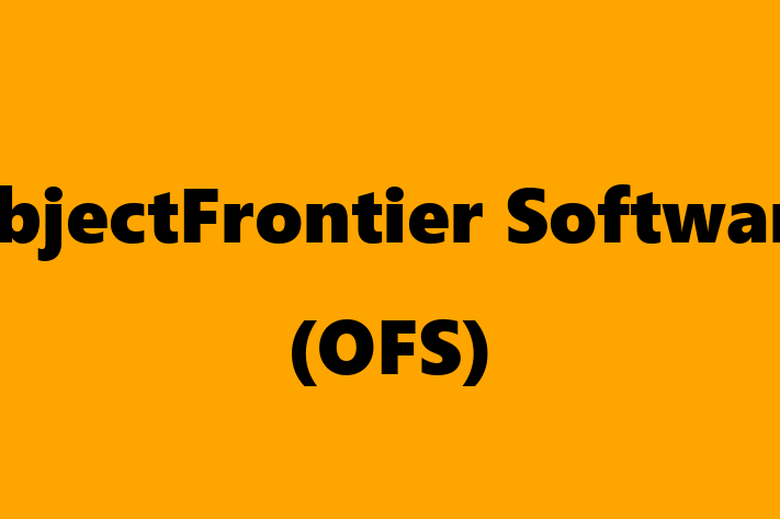 Technology Solutions Firm ObjectFrontier Software OFS