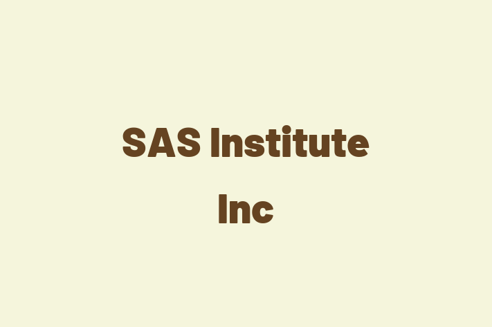 Application Development Company SAS Institute Inc