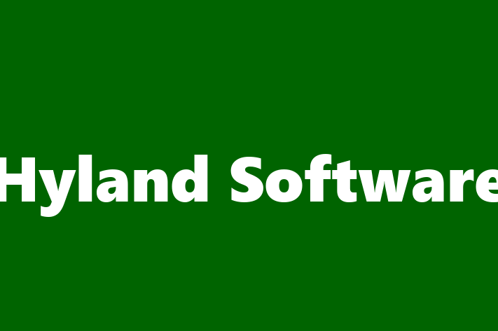 Software Development Company Hyland Software