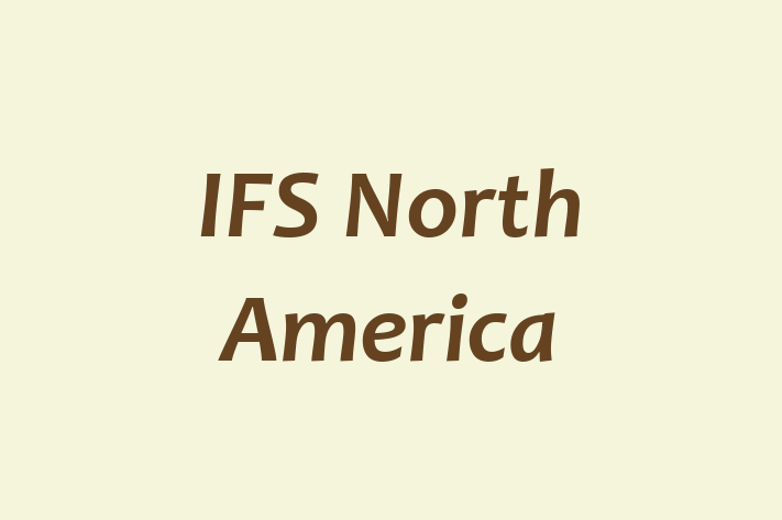 Software Solutions Provider IFS North America