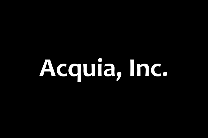 Tech Solutions Company Acquia Inc.