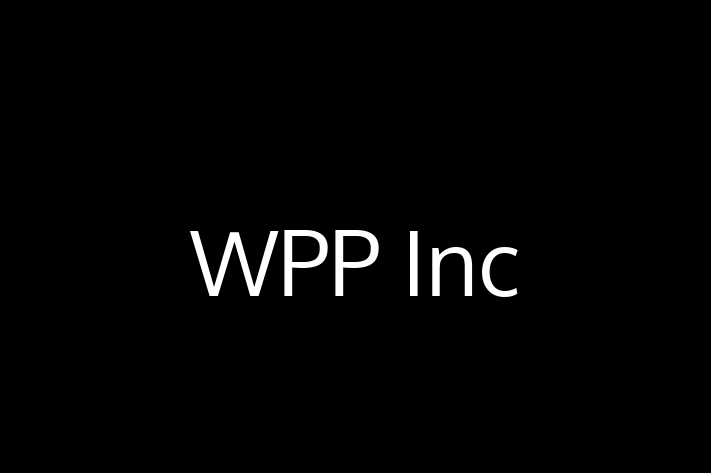 Digital Solutions Provider WPP Inc