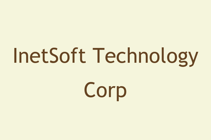 Technology Solutions Firm InetSoft Technology Corp