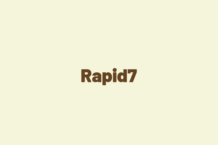 Tech Firm Rapid7