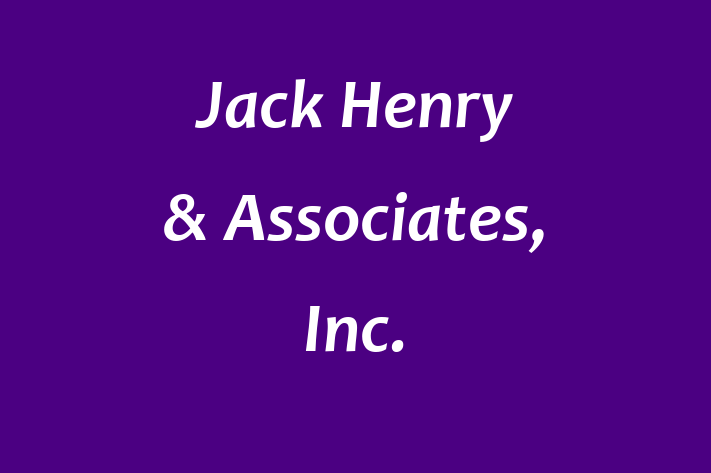 Technology Solutions Firm Jack Henry  Associates Inc.