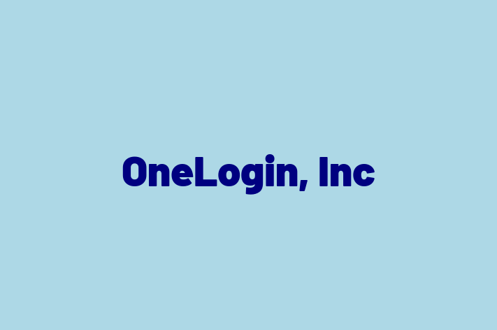 Software Development Firm OneLogin Inc