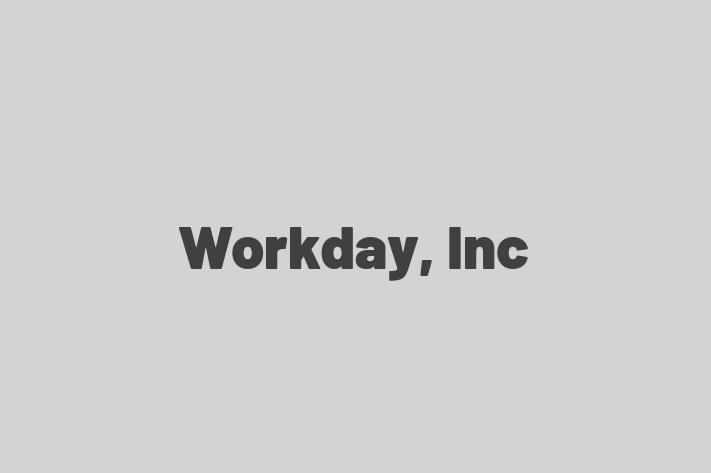 Software Consultancy Workday Inc