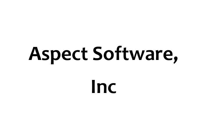 Technology Solutions Firm Aspect Software Inc