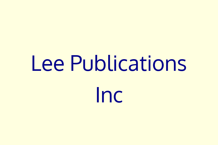 Digital Solutions Provider Lee Publications Inc